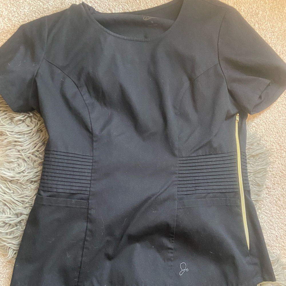 Jaanuu Black Scrub Set - Picture 2 of 8